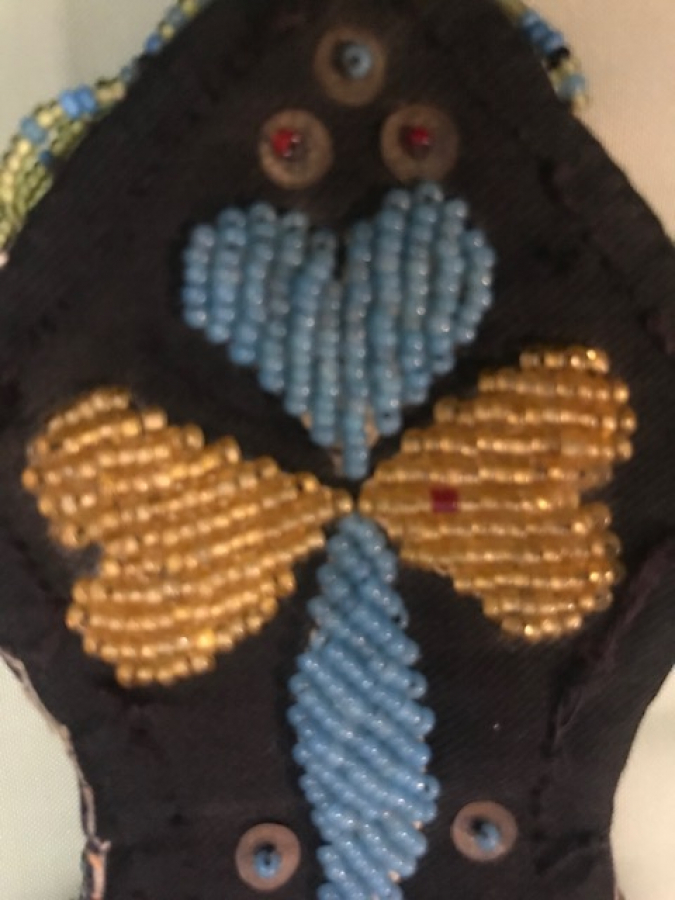 OSMANLI KESE BONCUK İŞİ İCERSİ OSMANLI BAYRAKLI PARA KESESİ TAMAMI EL İŞCİLİGİ