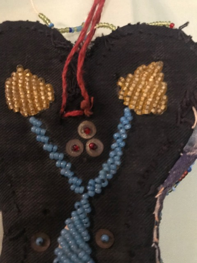 OSMANLI KESE BONCUK İŞİ İCERSİ OSMANLI BAYRAKLI PARA KESESİ TAMAMI EL İŞCİLİGİ