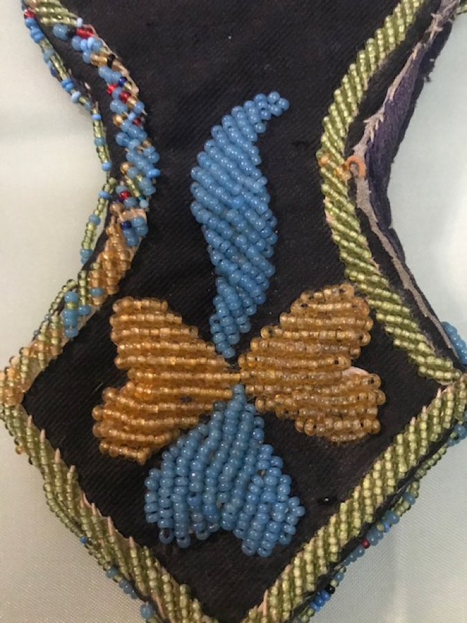 OSMANLI KESE BONCUK İŞİ İCERSİ OSMANLI BAYRAKLI PARA KESESİ TAMAMI EL İŞCİLİGİ