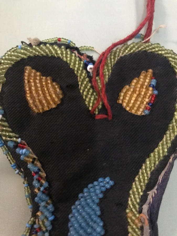 OSMANLI KESE BONCUK İŞİ İCERSİ OSMANLI BAYRAKLI PARA KESESİ TAMAMI EL İŞCİLİGİ