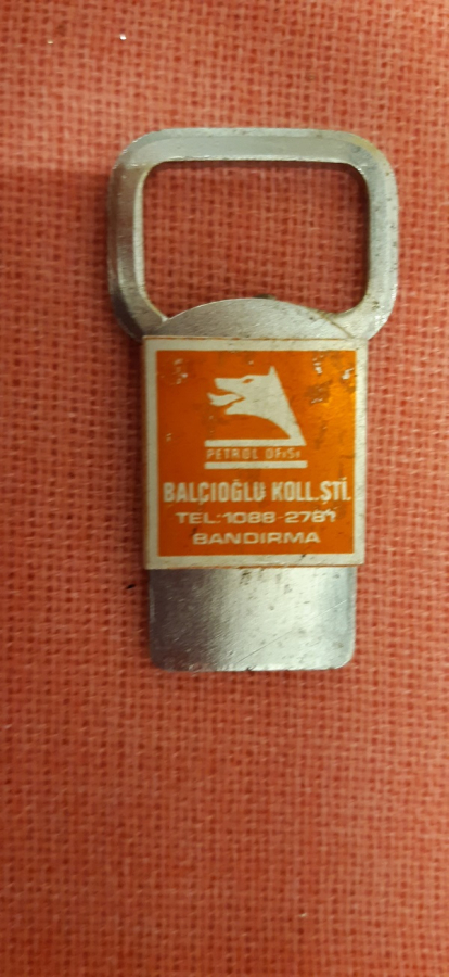 PETROL OFİSİ METAL ARMALI ANAHTARLIK 