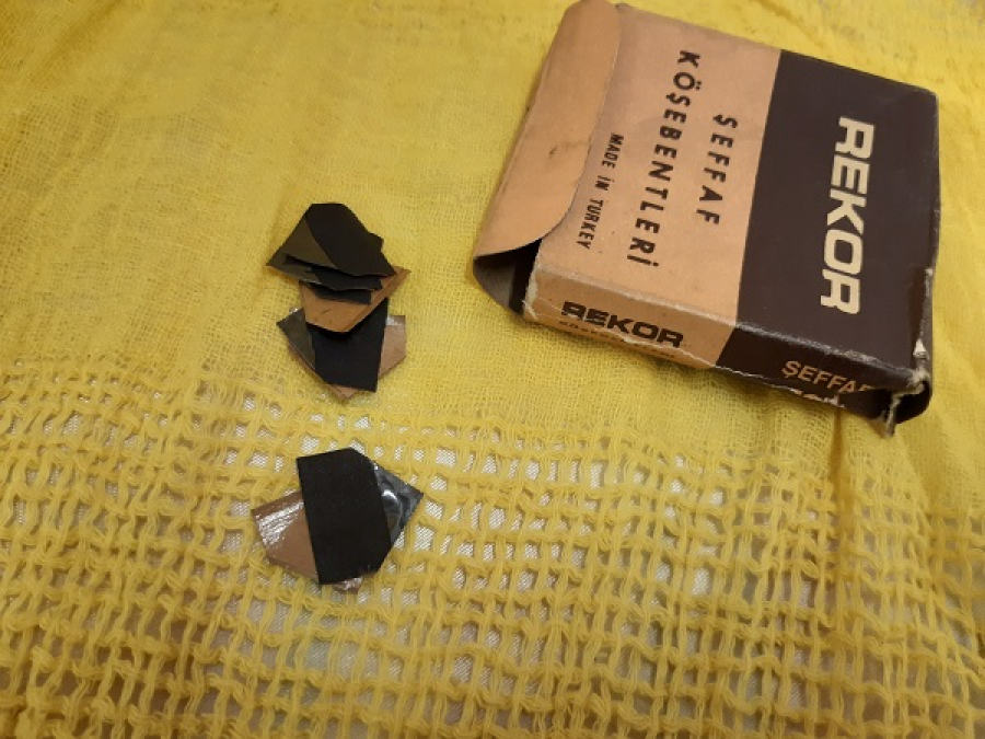 RESİM ALBUM HAZIRLAMADA REKOR ŞEFFAF KÖŞE BANTLARİ 