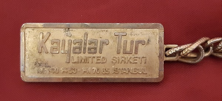 KAYALAR TUR LİMİTED ŞİRKETİ KUKER ALTIN KAPLAMA  ANAHTARLIK