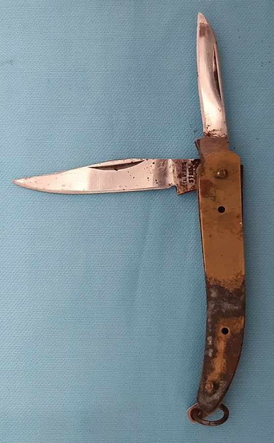 STAINLES SSTEEL 2 İŞLEMLİ PASLANMAZ  ÇAKI 