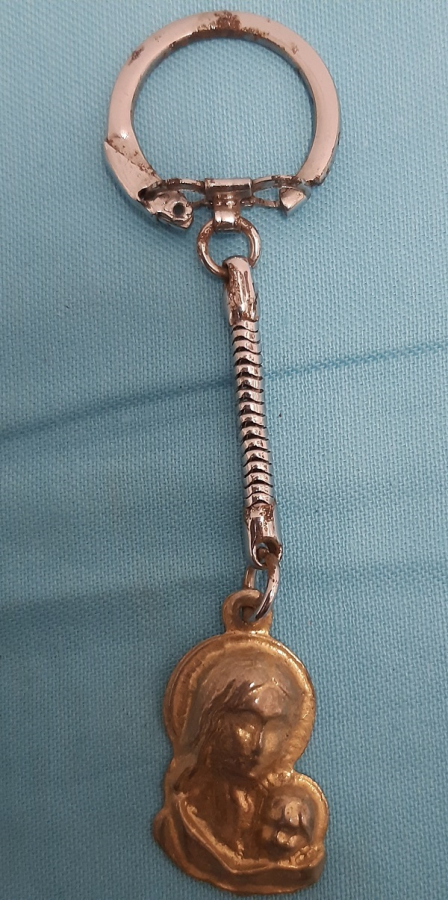 ANAHTARLIK MERYEM VE İSA FİGÜRLÜ METAL 