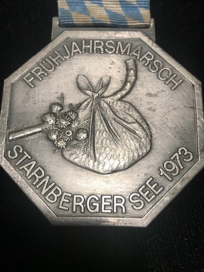 GÜMÜŞ KURDELALI 30 KM BAHAR FRÜHJAHRSMARSCH GÖL KOŞUSU 1973 ALMAN MADALYAMADALYA