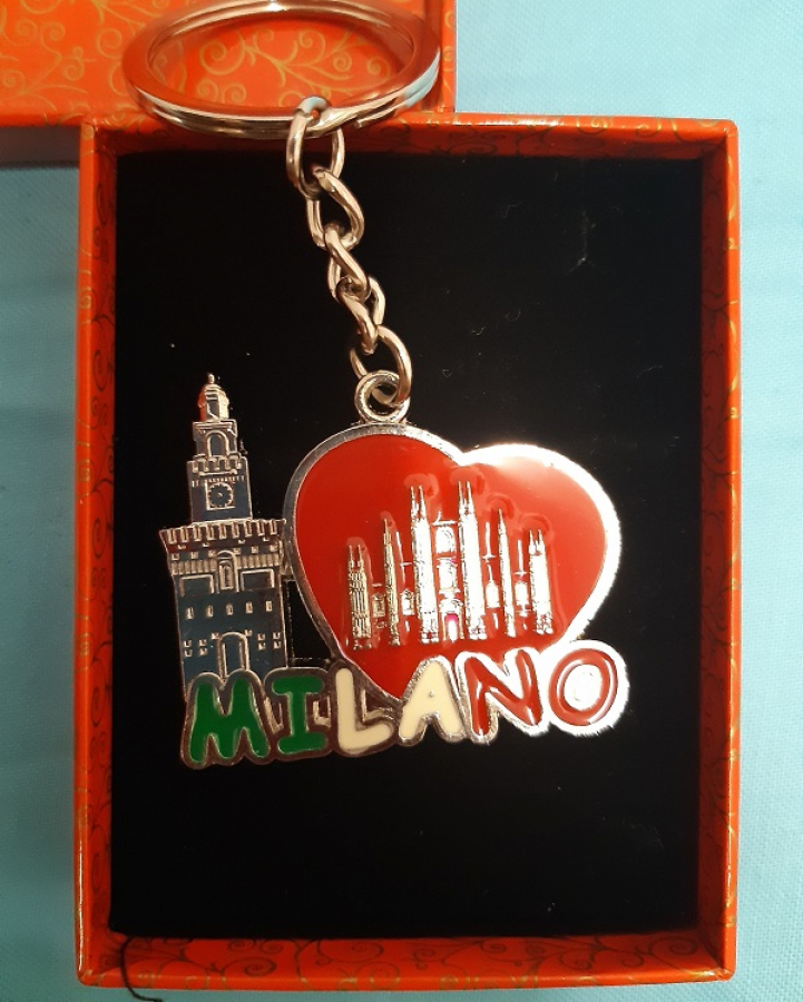 MİLANO MİNELİ KUTUSUNDA ANAHTARLIK