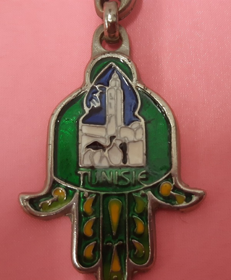 SOUVENIR DE TUNİSIE METAL RABİA ANAHTARLIK 