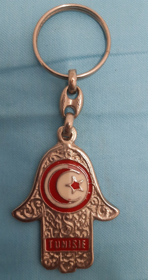 TUNISIE ANAHTARLIK RABİA TUNUS BAYRAK SEMBOLLU