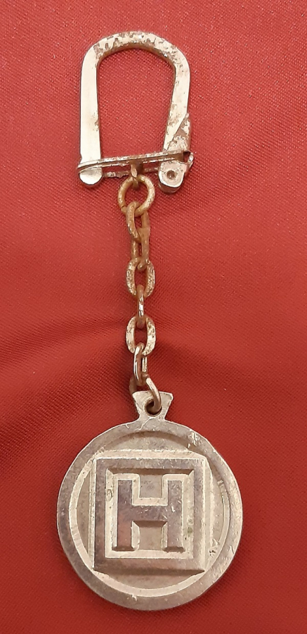 TÜRKİYE HALK BANKASI 1938 ACILŞ HATIRASI METAL ANAHTARLIK 