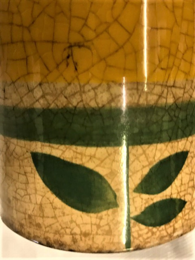 GIEN FRANCE EL YAPIM  KULPLU SERAMİK YAGLIK