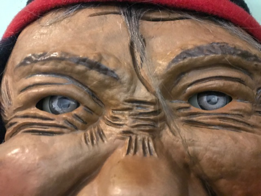 ORİGINAL PETER INZİNG AUSTRİA 1973 GÖZLER VE DİL HAREKETLİ KAHKAHA ATAN YAŞLI İNSAN