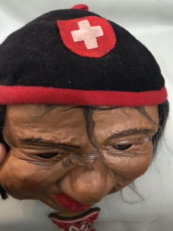 ORİGINAL PETER INZİNG AUSTRİA 1973 GÖZLER VE DİL HAREKETLİ KAHKAHA ATAN YAŞLI İNSAN