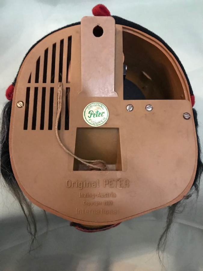 ORİGINAL PETER INZİNG AUSTRİA 1973 GÖZLER VE DİL HAREKETLİ KAHKAHA ATAN YAŞLI İNSAN