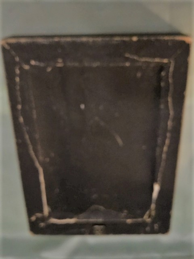 1960 ALTIN YALDIZ  AHŞAP MASİF CERCEVE İCERSİNDE BEZ İPEK ÜZERİNE BASKI RESİM