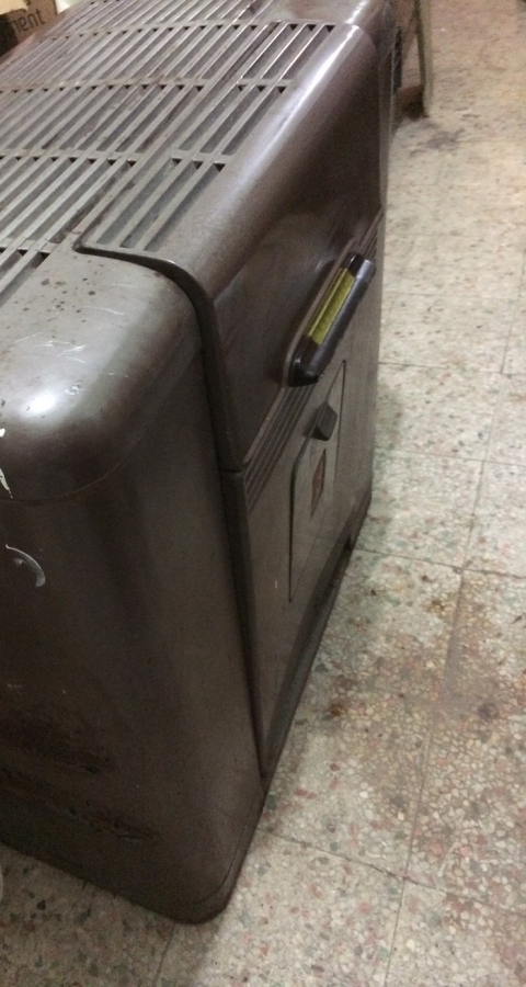 1947 KENMORE UNDERWRİTERS LABORATORİES INC COMMERCIAL STANDARD CS 101 OİL BURNING STOVE AMERİKAN İÇİ CİFT SOBALI KARBURATÖRLU SOBA