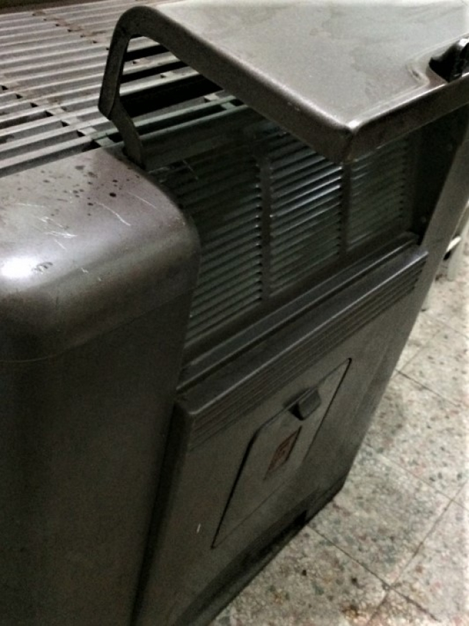 1947 KENMORE UNDERWRİTERS LABORATORİES INC COMMERCIAL STANDARD CS 101 OİL BURNING STOVE AMERİKAN İÇİ CİFT SOBALI KARBURATÖRLU SOBA