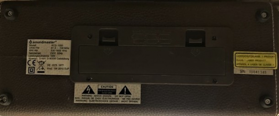 RETRO CLASSİC LİNE SOUNDMASTER RCD 1500 DBL RADİO CD MP 3 CANTA RADYO 3 DALGA