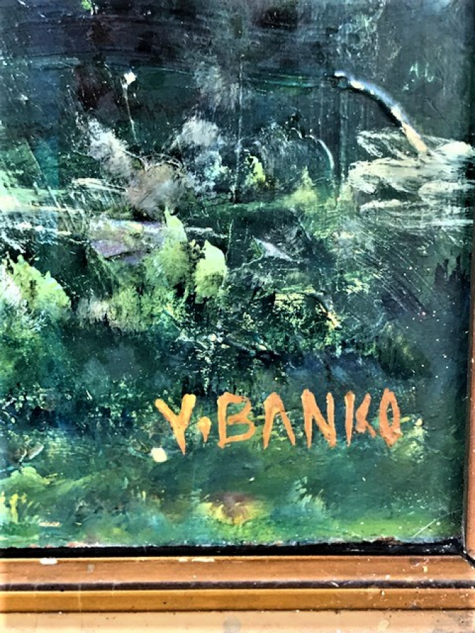 YAKOP BANKO YAGLI BOYA RESİM DURALİT ÜZERİNE