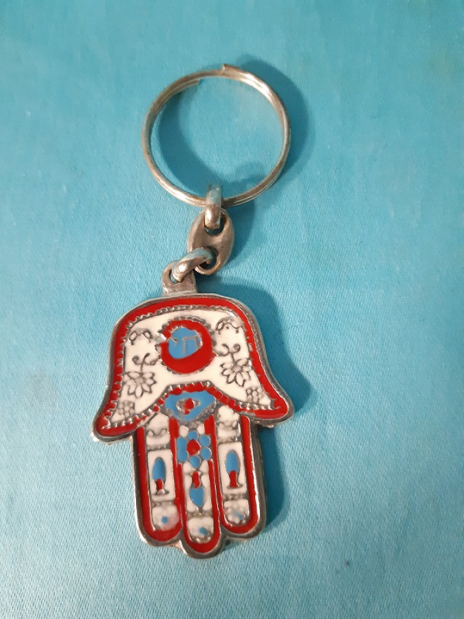 RABİA EL UGUR NAZAR METAL ANAHTARLIK 