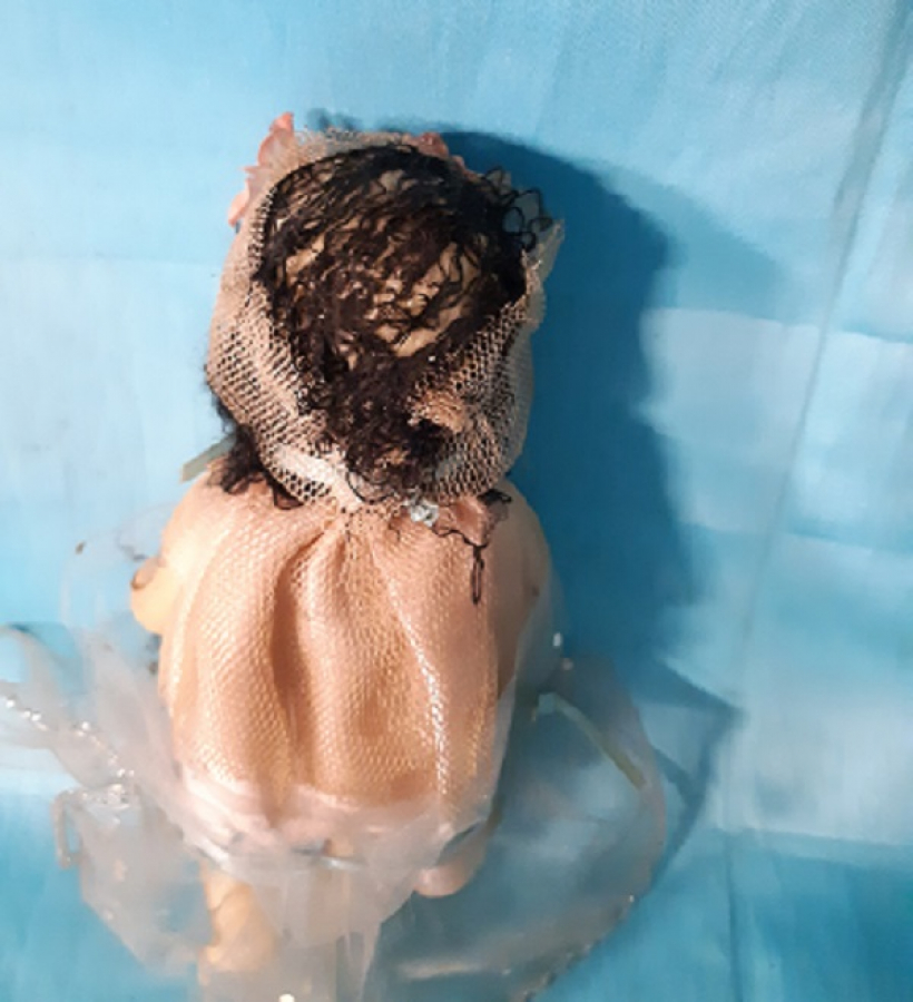 TUL ELBİSELİ PLASTİK OYUNCAK GELİN BEBEK