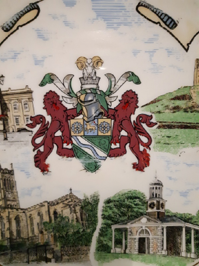 EDWARDİAN FINE PORSELEN DUVAR TABAK