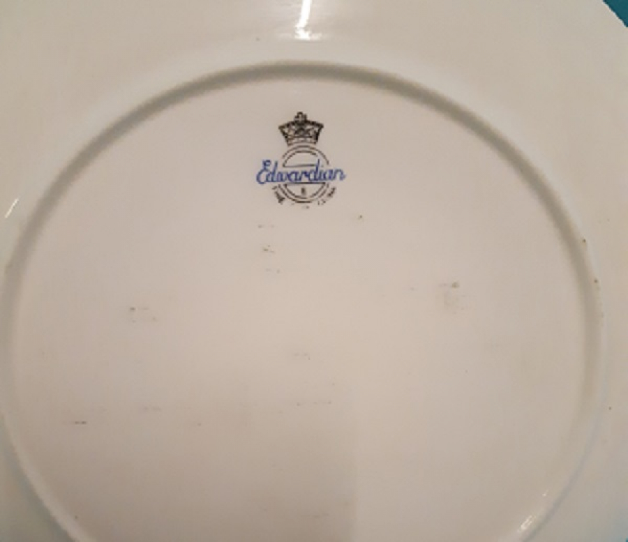EDWARDİAN FINE PORSELEN DUVAR TABAK
