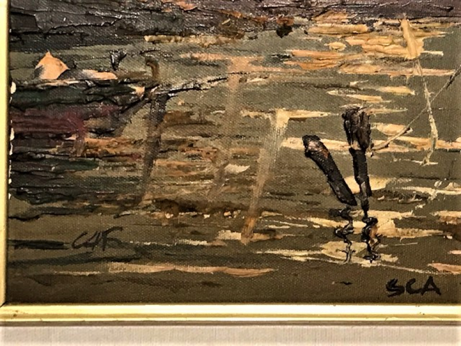 TUAL YAGLI BOYA RESİM SALACAK BOGAZDAN SULTANAHMET AYASOFYA 