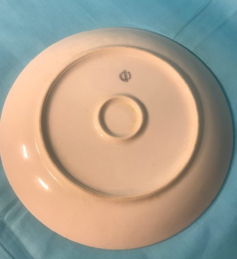 TCDD TÜRKİYE CUMHÜRİYET, DEVLET DEMİR YOLLARI ARMALI PORSELEN TABAK 