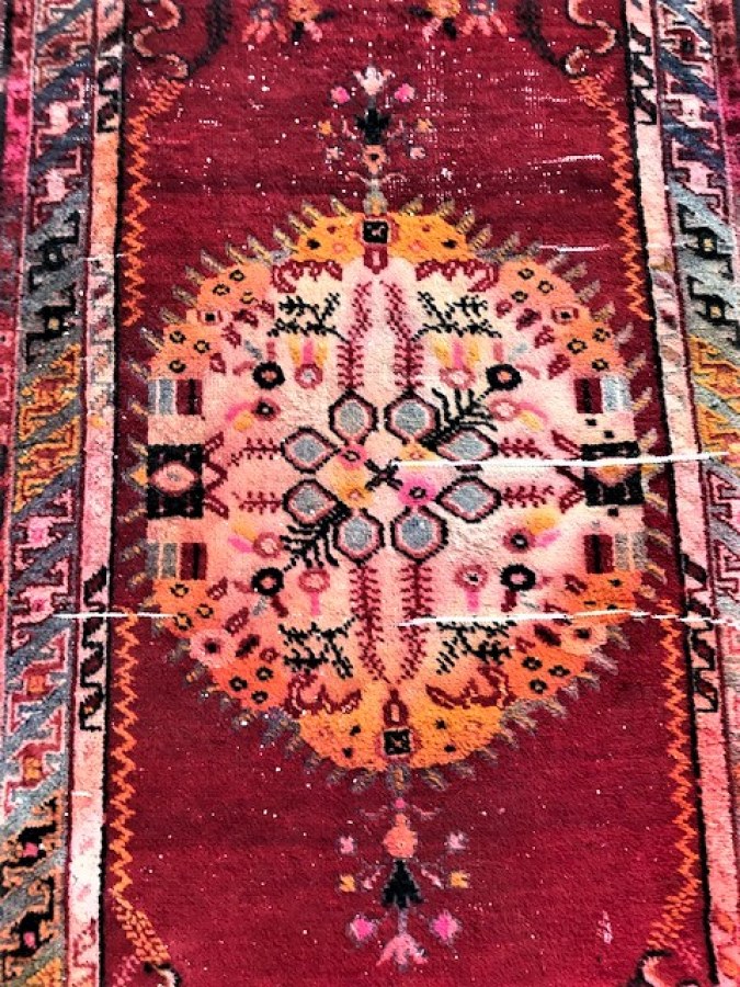 2x1 METRE YOLLUK HALI 20907 Garaj antik