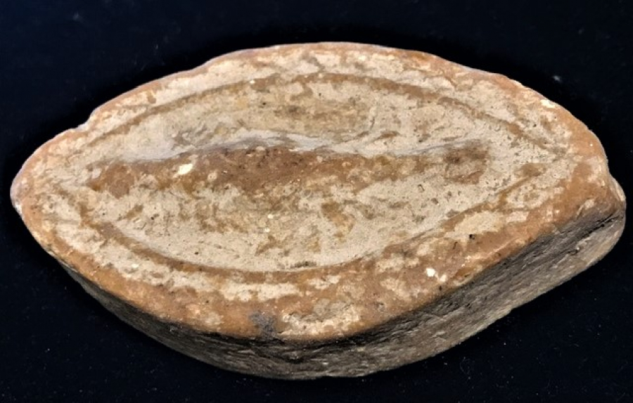 NADİR 1900 YILLAR  OSMANLI KİLİSEDE YAPILAN  KİLİSEYE YARDIM AMACLI TEBERRU SABUNU ÜZERİ GÖZ NAZAR TEMALI