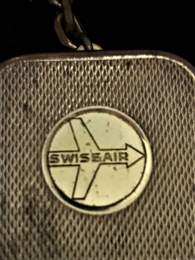 SWISSAIR REUGE STE CROİX SUISSE KURMALI MEKANİK LATERNA ANAHTARLIK