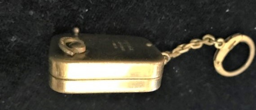 SWISSAIR REUGE STE CROİX SUISSE KURMALI MEKANİK LATERNA ANAHTARLIK