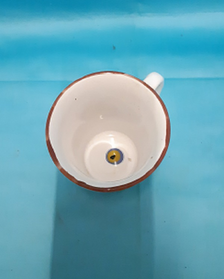 AKÇAY TÜRKİYE HATIRASI EL BOYAMAM SERAMİK KUPA  BARDAK 