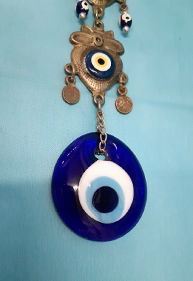 NAZARLIK ASILABİLİNEN SIRALI DİZİLMİŞ GÖZ BONCUK