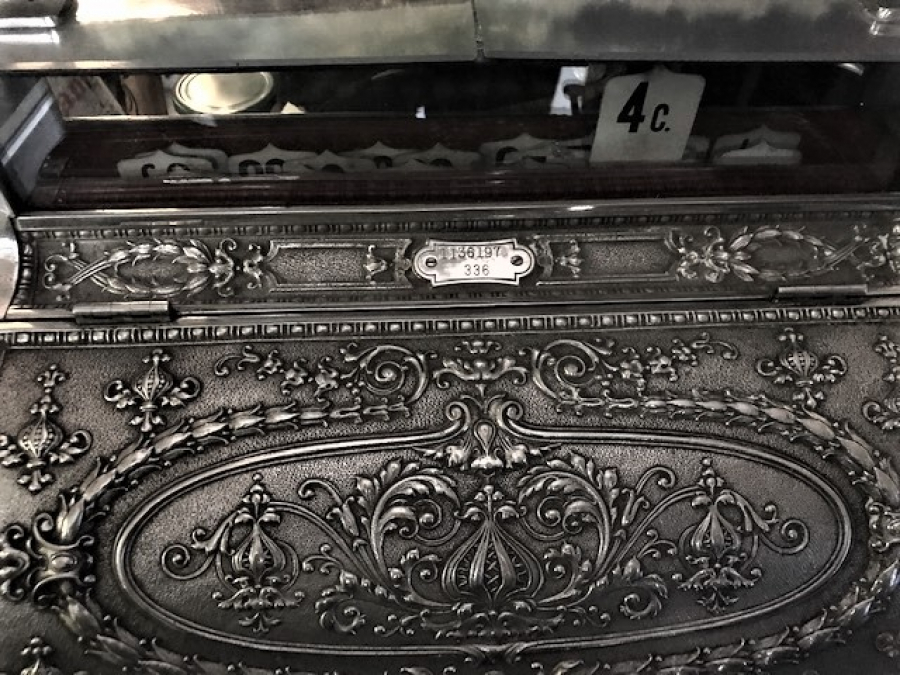 NATİONAL CASH REGİSTER MEKANİK YAZAR KASA 1800 YILLAR MEKANİK SERİ NO-1136197-336 