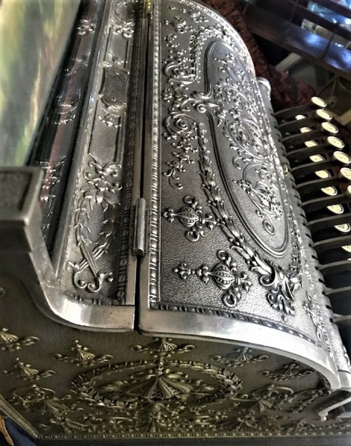 NATİONAL CASH REGİSTER MEKANİK YAZAR KASA 1800 YILLAR MEKANİK SERİ NO-1136197-336 