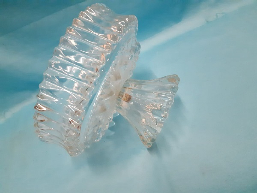 KRİSTAL CAM ŞEKERLİK İKRAMLIK AYAKLI 