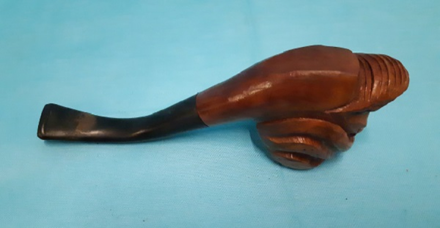 GÜL AGACINDAN EL YAPIM AHŞAP PİPO OSMANLI TİP