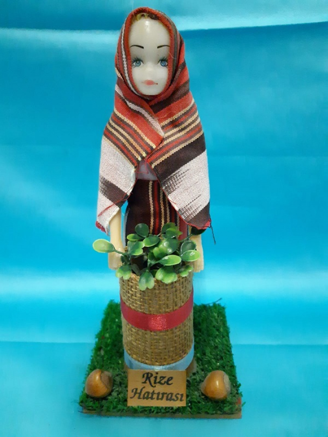 RİZE HATIRASI EL YAPIM YÖRESEL OYUNCAK BEBEK 20969 Garaj