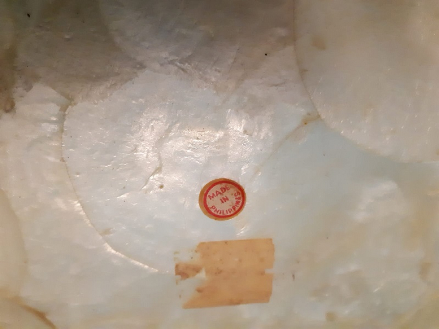 TABAK MADE İN PHILIPPINES SIKIŞTIRILMIŞ SEDEFDEN 6 ADET