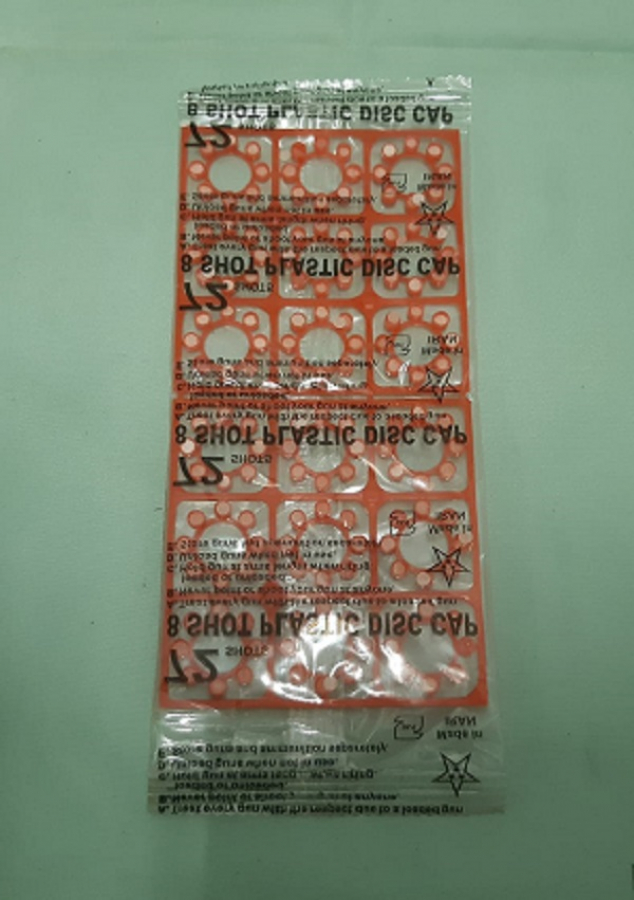 OYUNCAK TABANCA VE RÖKETLERDE KULLANILAN KAPSUL ÇATAPAT CEKİRDEK BİR PAKET İÇERSİNDE 144 ADET KAPSUL