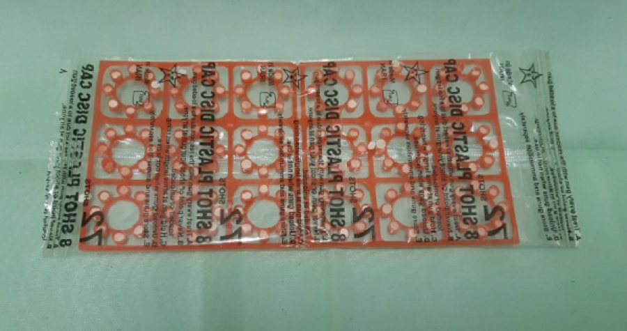 OYUNCAK TABANCA VE RÖKETLERDE KULLANILAN KAPSUL ÇATAPAT CEKİRDEK BİR PAKET İÇERSİNDE 144 ADET KAPSUL