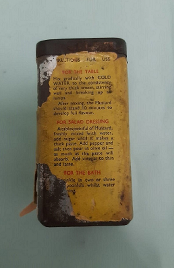 COLMAN'S MUSTARD TOZ HARDAL TENEKE KUTU