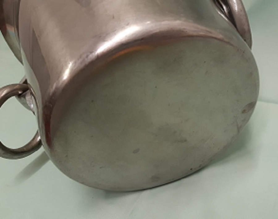 PASLANMAZ KROM CELİK KULPLU BUZ KOVASI