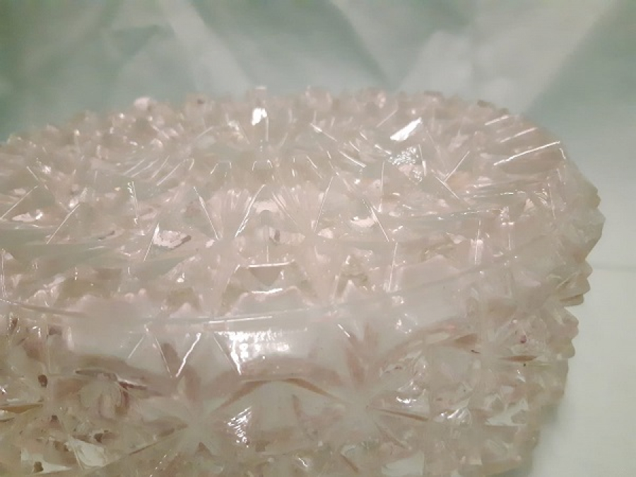 KRİSTAL KESME CAM KAPAKLI ŞEKERLİK