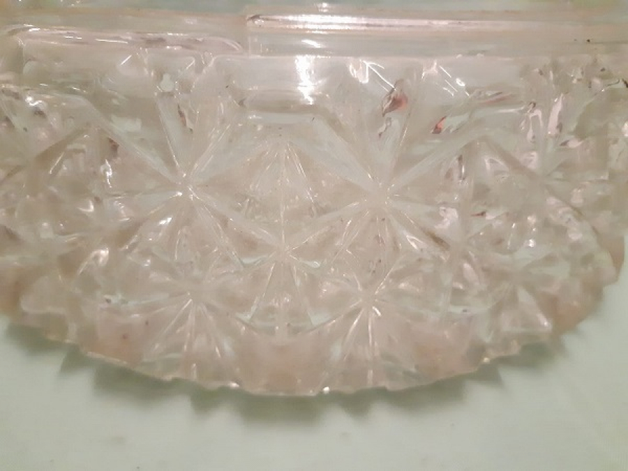 KRİSTAL KESME CAM KAPAKLI ŞEKERLİK