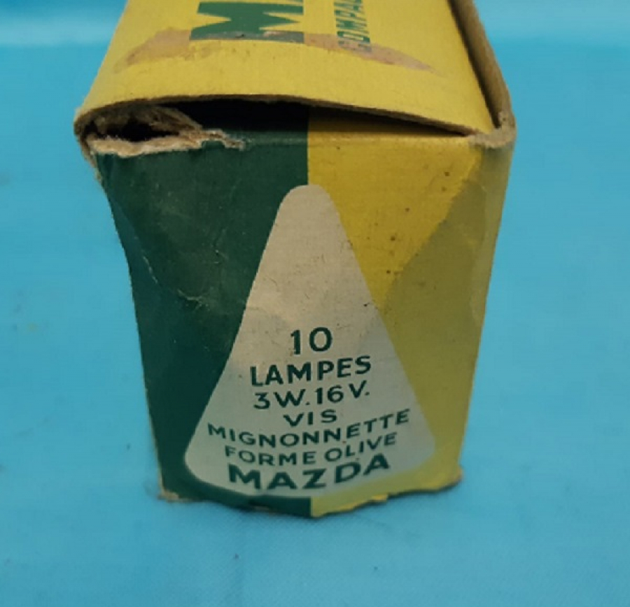 MAZDA COMPAGNIE DES LAMPES İNCE DUY RENKLİ LAMBA 16 VOLT