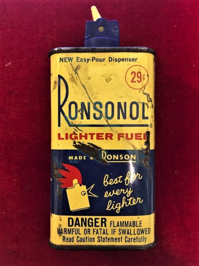 RONSON CAKMAK BENZİNİ TENEKE KUTU USA