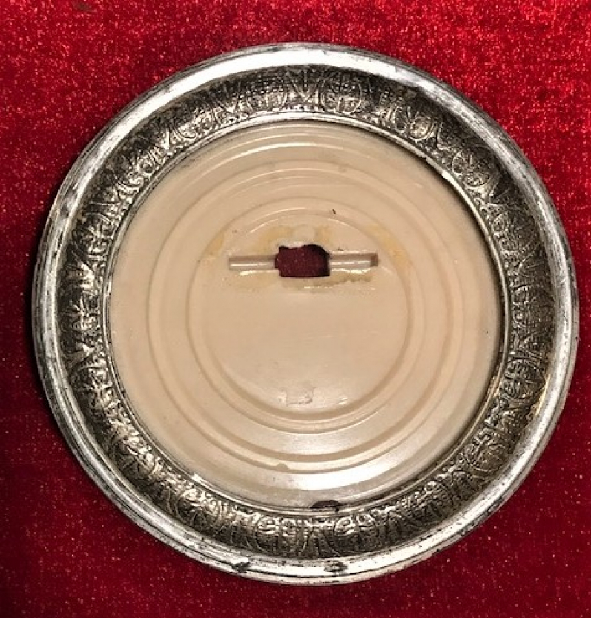 YUVARLAK GÜMÜŞ CİFT CERCEVE 10 CM CAP